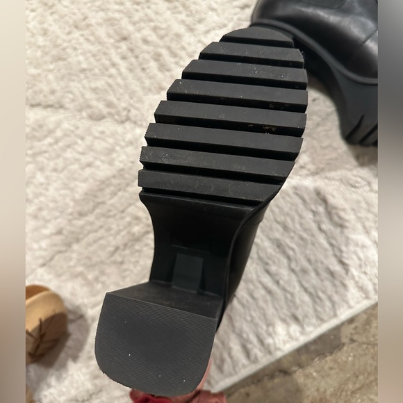 Steve Madden Black Platform Booties - Picture 5 of 7